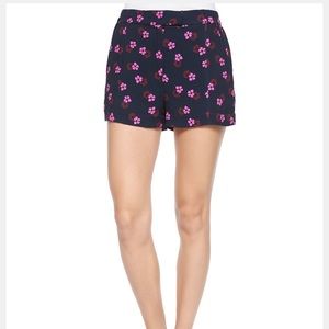 A.L.C. Val mallow print silk shorts